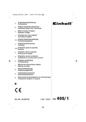 EINHELL FW 400/1 Original Operating Instructions