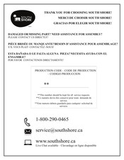 SouthShore 3159 Assembly Instruction Manual
