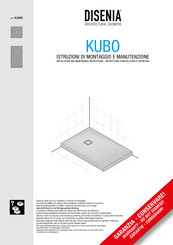 Disenia Kubo Installation And Maintenance Instructions Manual