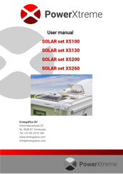 EmergoPlus PowerXtreme SOLAR set XS260 User Manual