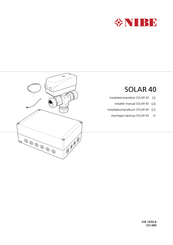 Nibe SOLAR 40 Installer Manual