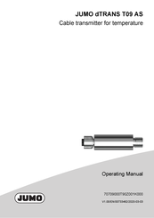 JUMO dTRANS T09 AS Operating Manual