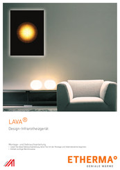 Etherma LAVA-1000 Installation And Usage Instruction
