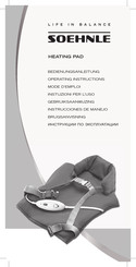 Soehnle HEATING PAD Operating Instructions Manual