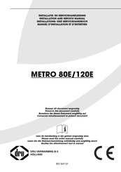 Dru METRO 80E Installation And Service Manual