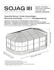 Sojag CHARLESTON MURAL Assembly Manual