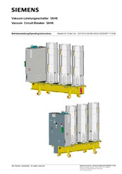 Siemens 3AH6 Operating Instructions Manual