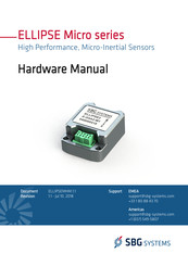 SBG Ellipse2-A-G4A2-M1 Hardware Manual