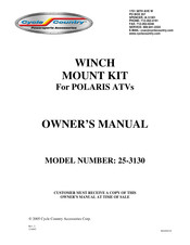 Cycle Country 25-3130 Owner's Manual