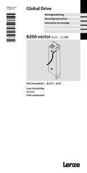 Lenze E82ZZ75112B220 Mounting Instructions