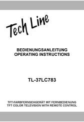 Tech Line TL-37LC783 Operating Instructions Manual
