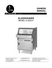 Blako BLAKESLEE G-2000-F Owner's Manual