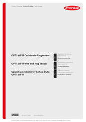 Fronius OPT/i WF R Installation Instructions Manual