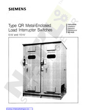 Siemens OQR-36 Installation, Operation & Maintenance Instructions Manual