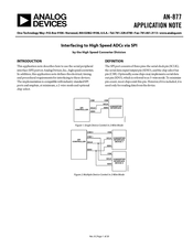 Analog Devices AN-877 Application Note