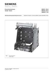 Siemens 3WX611 8-8CA Operating Instructions Manual
