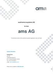 ams AG AS5132 Operation Manual