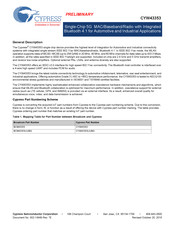 Cypress CYW43353 Manual