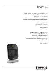 Delonghi HFX60V15CA Manuals | ManualsLib