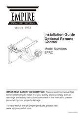 Empire Comfort Systems EFRC Installation Manual