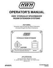 HWH SPACEMAKER Operator's Manual