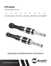 Elliott ET75 Series Operating And Maintenance Instructions Manual