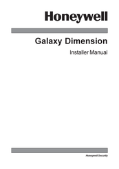 Honeywell Galaxy Dimension Series Installer Manual