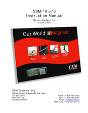 GEM GSM-19 Instruction Manual