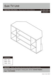 Argos Suki 392/4970 Assembly Instructions Manual