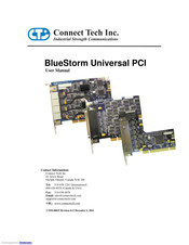 Connect Tech BLUESTORM UNIVERSAL PCI User Manual
