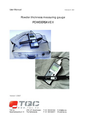 TQC POWDERSAVE II User Manual