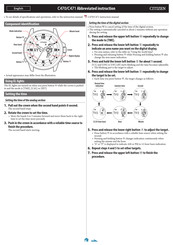 Citizen C470 Abbreviated Instruction