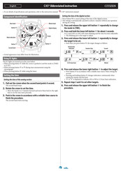 Citizen C45 Abbreviated Instruction