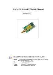 HAC UM Series Manual