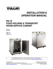 Vulcan-Hart RS-10 Installation & Operation Manual
