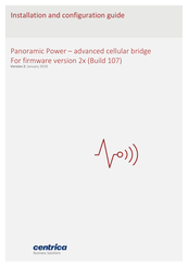 Centrica Panoramic Power PAN-2-H-3G-US/EU Installation And Configuration Manual