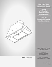 ELICA EAS422SS Use, Care And Installation Manual