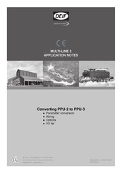 Deif PPU-2 Application Notes