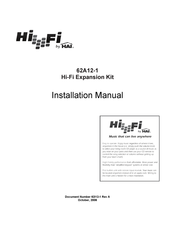 HAI Hi-Fi 62A12-1 Installation Manual