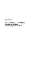 IBM Netfinity ServeRAID-3H Installation And User Manual