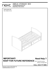 Next AMELIA 129380 Assembly Instructions Manual