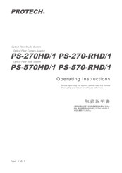protech PS-570-RHD/1 Operating Instructions Manual