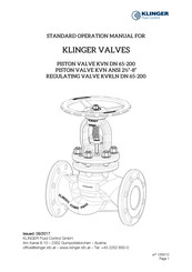 KLINGER KVN Series Standard Operation Manual