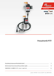 Bühler technologies Pressotronik PT77 Brief Instructions
