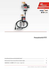 Bühler Technologies Pressotronik PT77 Brief Instructions