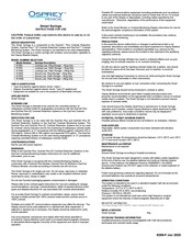 Osprey Medical R-PRL Instructions For Use Manual