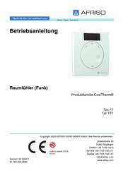 AFRISO CosiTherm FT Operating Instructions Manual