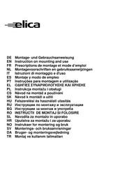 ELICA Icarus Instruction On Mounting And Use Manual