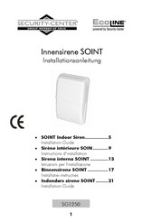 Security-Center EcoLine SOINT SG1250 Installation Manual