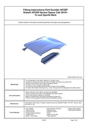 HSP Premium LID NP25P Fitting Instructions Manual